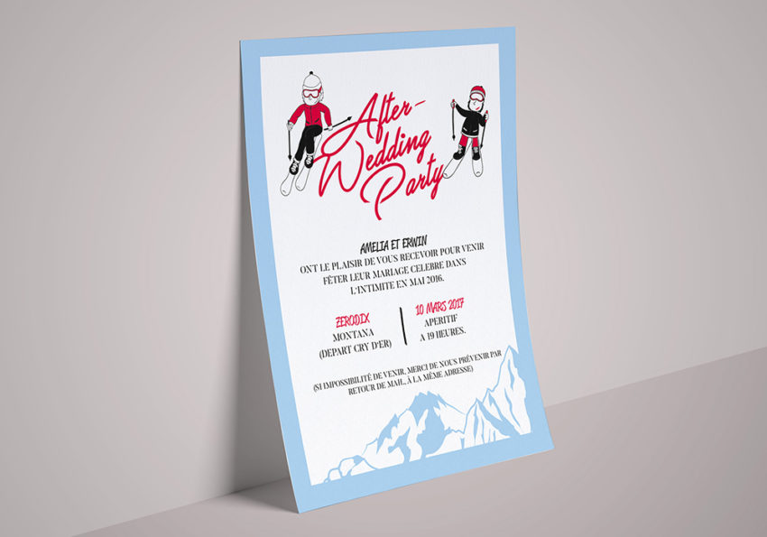 Einladung After Party Hochzeitspapeterie