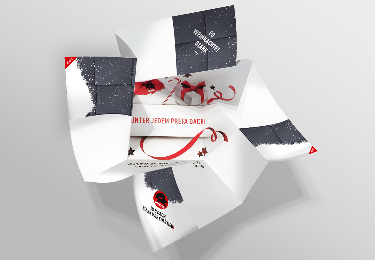 Prefa Weihnachtskarte